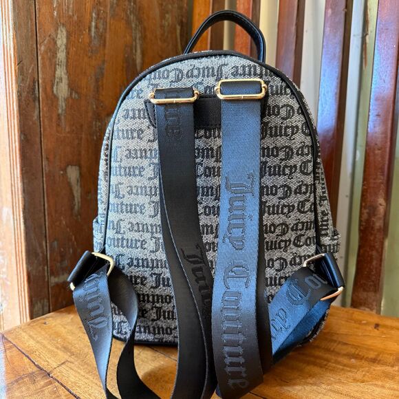 NWT Juicy Couture Rosie Mini Backpack Black - Picture 2 of 9